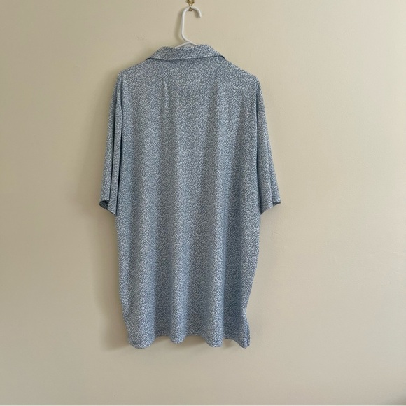 Ralph Lauren RLX Mens Golf Polo Shirt Light Blue Floral XXL Classic Fit Athletic - Picture 5 of 16